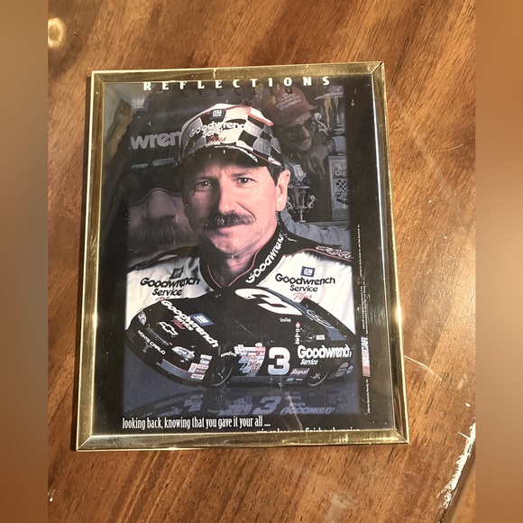 NASCAR Dale Earnhardt Framed Picture - Picture 1 of 4